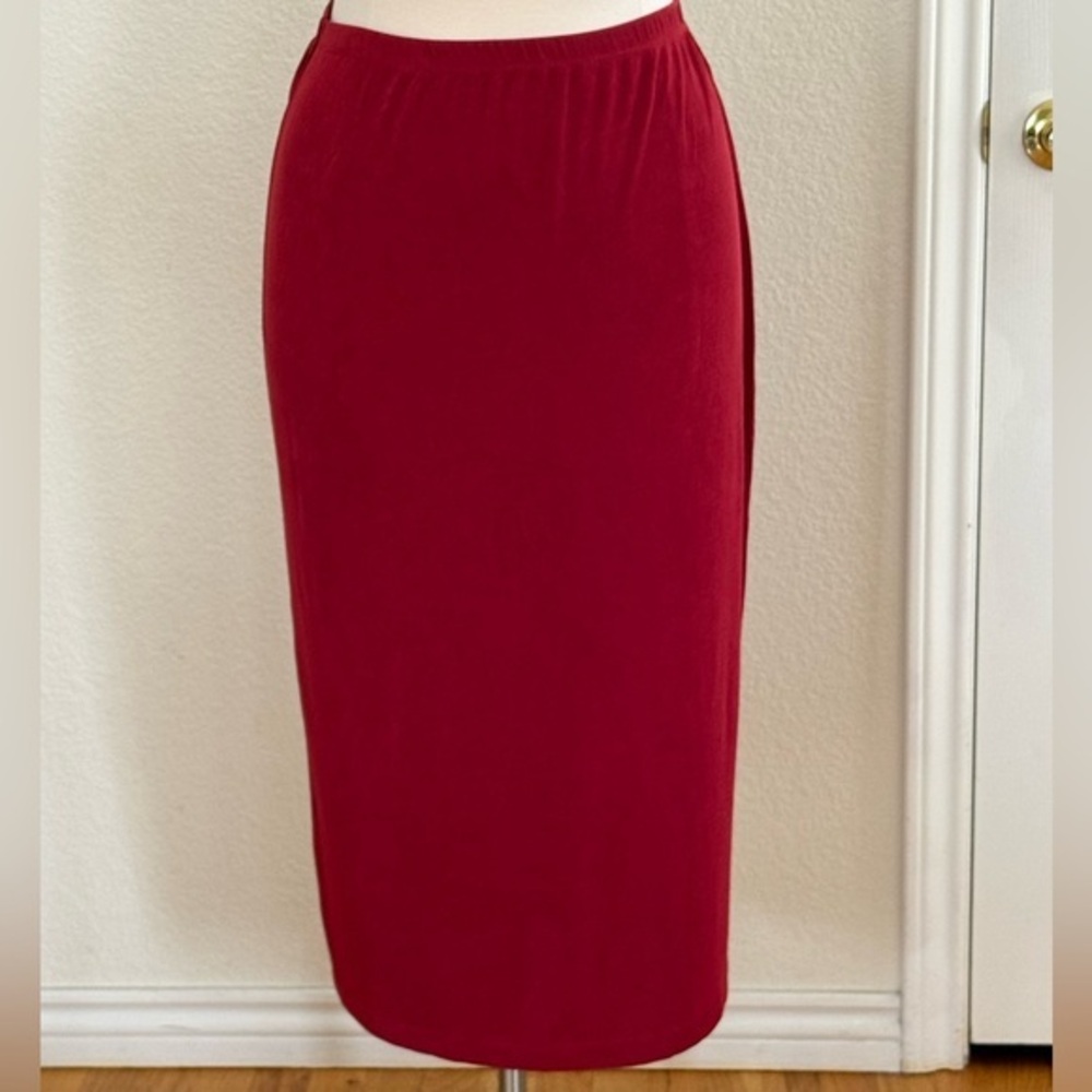 Chico's Red (Rust red )Maxi Skirt size 16 (Chico’s size 3)